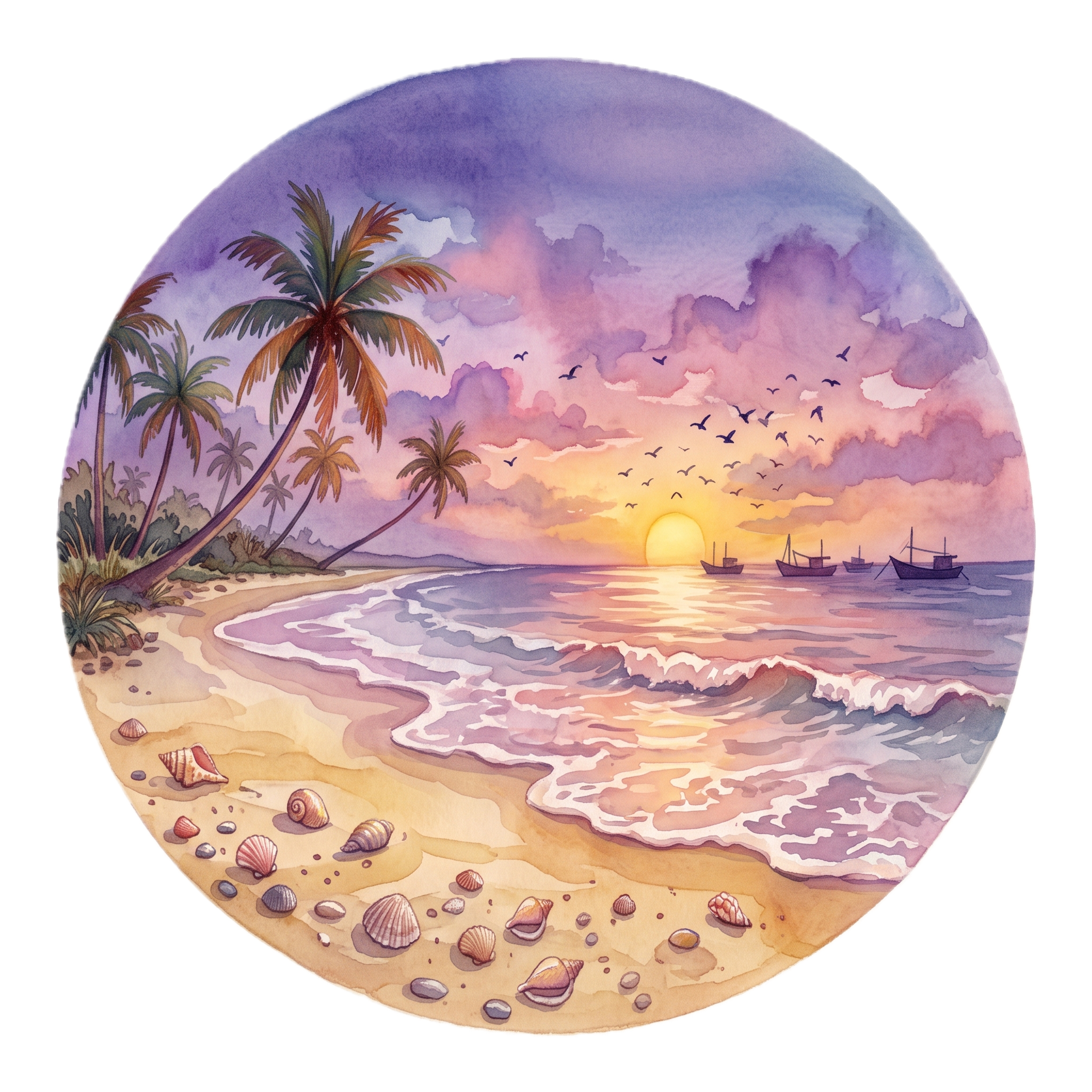 Beach sunset